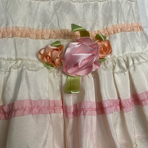 YoungLand Toddler Rosette Detail Party Dress - Picture 6 of 9